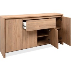 Buffet GENF - Chene Jackson - 4 portes, 1 tiroir - 163,5 x 40 x 85 cm
