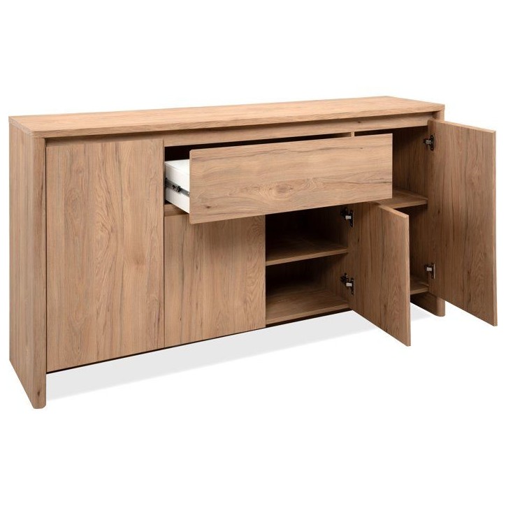 Buffet GENF - Chene Jackson - 4 portes, 1 tiroir - 163,5 x 40 x 85 cm
