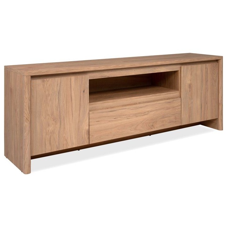 Meuble TV GENF - Chene Jackson - 2 portes, 1 tiroir et 1 niche - 163,5 x 40 x 59 cm Meuble TV GENF - Chene Jackson - 2 portes, 1 tiroir et 1 niche - 163,5 x 40 x 59 cm