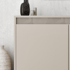 Buffet GRETA – Creme – 3 portes – 150 x 40 x 80 cm
