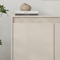 Buffet GRETA – Creme – 4 portes – 180 x 40 x 80 cm
