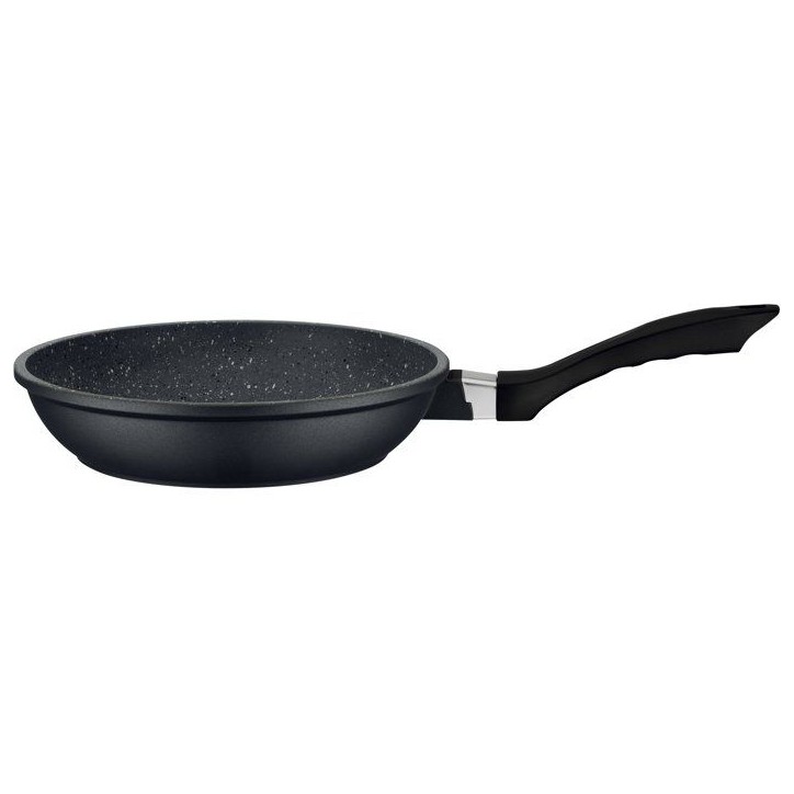 Batterie de cuisine - Tous feux dont induction - GSW - GOURMET GRANIT - Fonte d'aluminium massive - 7 pieces - Sans PFAS - Noir