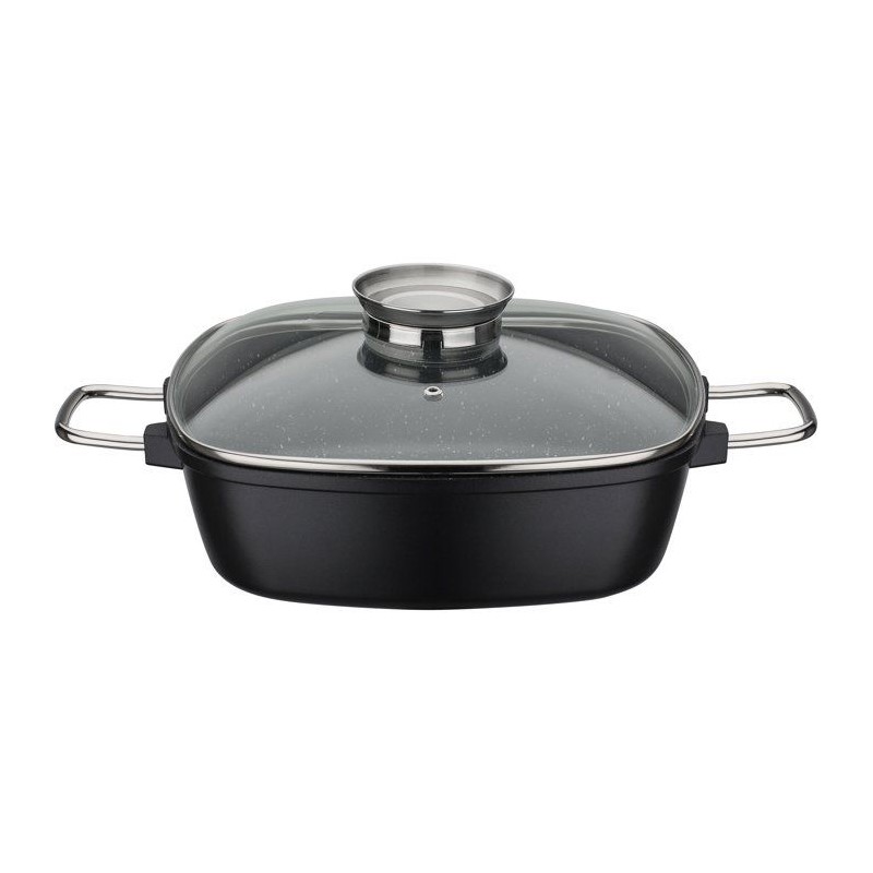 Cocotte carrée - Tous feux dont induction - GSW - GOURMET GRANIT - 28