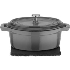 Mini Cocotte - GSW - 718301 - Fonte d'acier massive - Induction - Gris