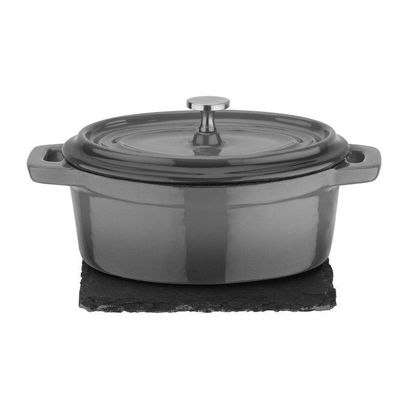 Mini Cocotte - GSW - 718301 - Fonte d'acier massive - Induction - Gris