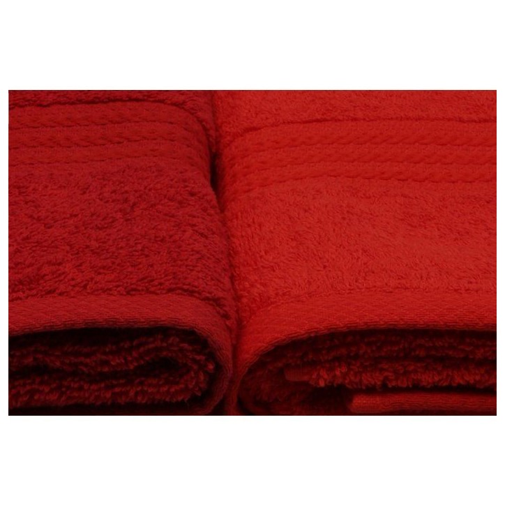Ensemble de 4 serviettes a main - 50 x 90 cm - Orange Ensemble de 4 serviettes a main - 50 x 90 cm - Orange