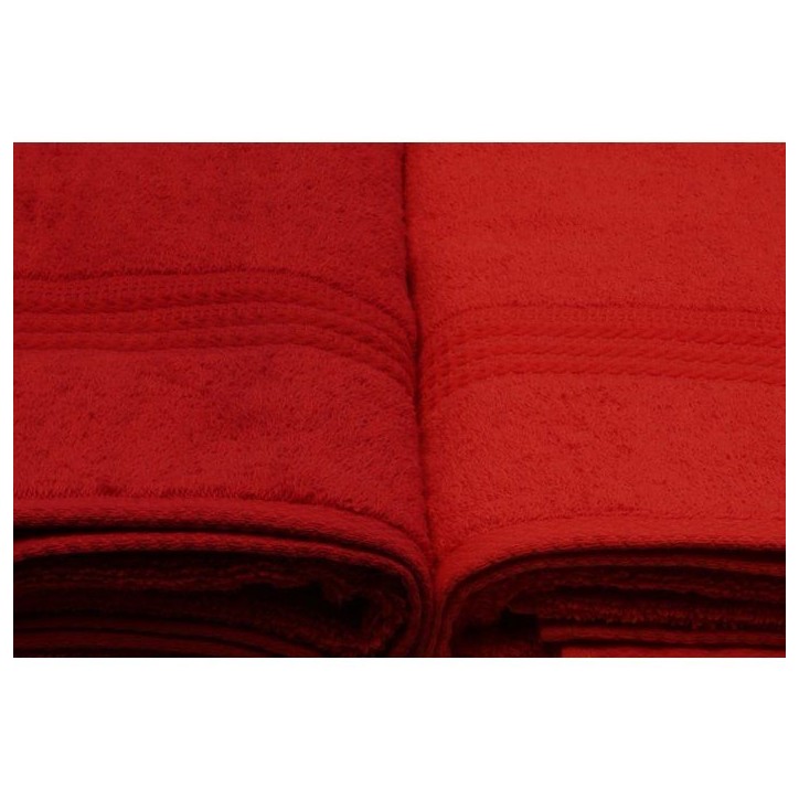 Ensemble de 4 serviettes de bain - 70 x 140 cm - Orange Ensemble de 4 serviettes de bain - 70 x 140 cm - Orange