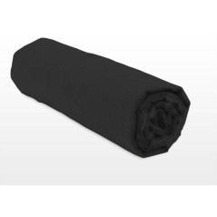 Drap housse - HOME LINGE PASSION - HP72108 - Microfibre 82 g - 90 x 190 cm - Bonnet 30 cm - Noir
