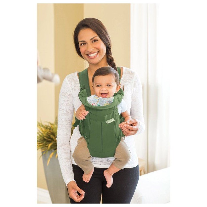 Porte bébé - INFANTINO - Swift classic - Avec poche et bavoir - Vert Porte bébé - INFANTINO - Swift classic - Avec poche et bavoir - Vert