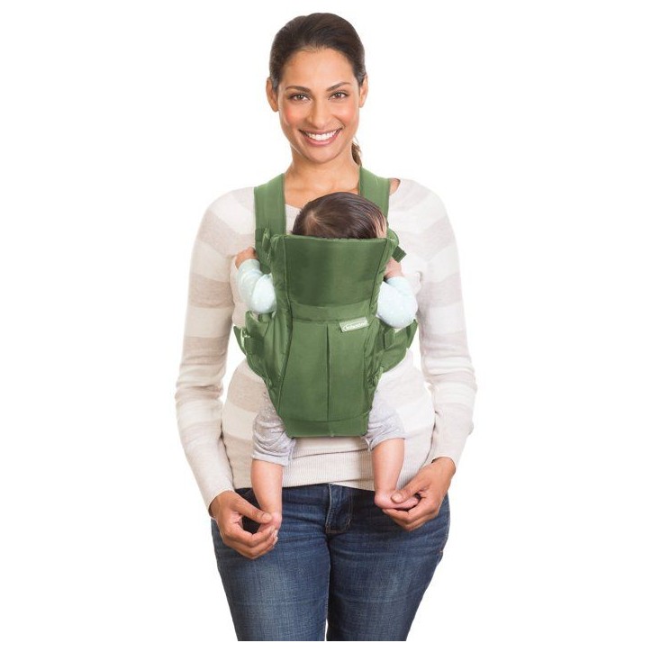 Porte bébé - INFANTINO - Swift classic - Avec poche et bavoir - Vert Porte bébé - INFANTINO - Swift classic - Avec poche et bavoir - Vert
