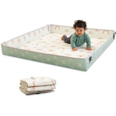 Tapis d'éveil géant - INFANTINO - Pliable - Arc-en-ciel