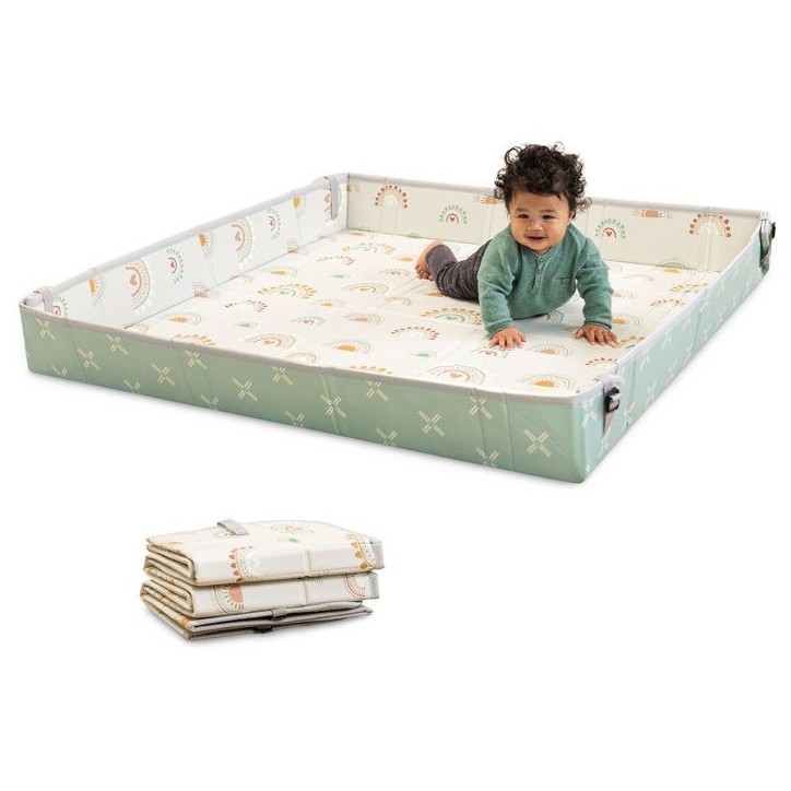 Tapis d'éveil géant - INFANTINO - Pliable - Arc-en-ciel Tapis d'éveil géant - INFANTINO - Pliable - Arc-en-ciel