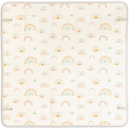 Tapis d'éveil géant - INFANTINO - Pliable - Arc-en-ciel