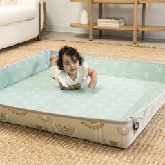 Tapis d'éveil géant - INFANTINO - Pliable - Arc-en-ciel