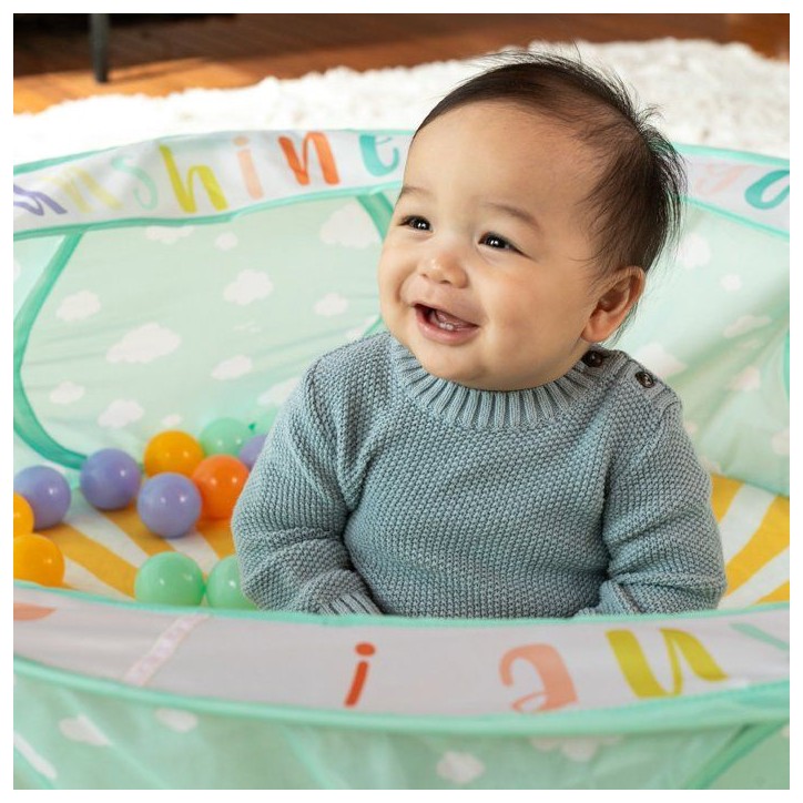 Aire de jeu a balles - INFANTINO - POP UP - 50 balles + sac de rangement