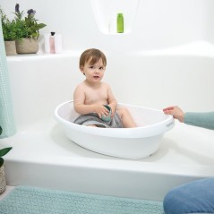 INGENUITY Baignoire bébé évolutive, extra-large avec transat bébé