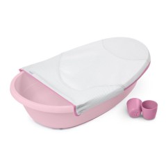INGENUITY Baignoire bébé évolutive rose, extra-large, transat béb
