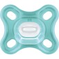 Sucette Physiologique MAM - Lot de 2 - Silicone Souple et Doux - Bleu/Vert