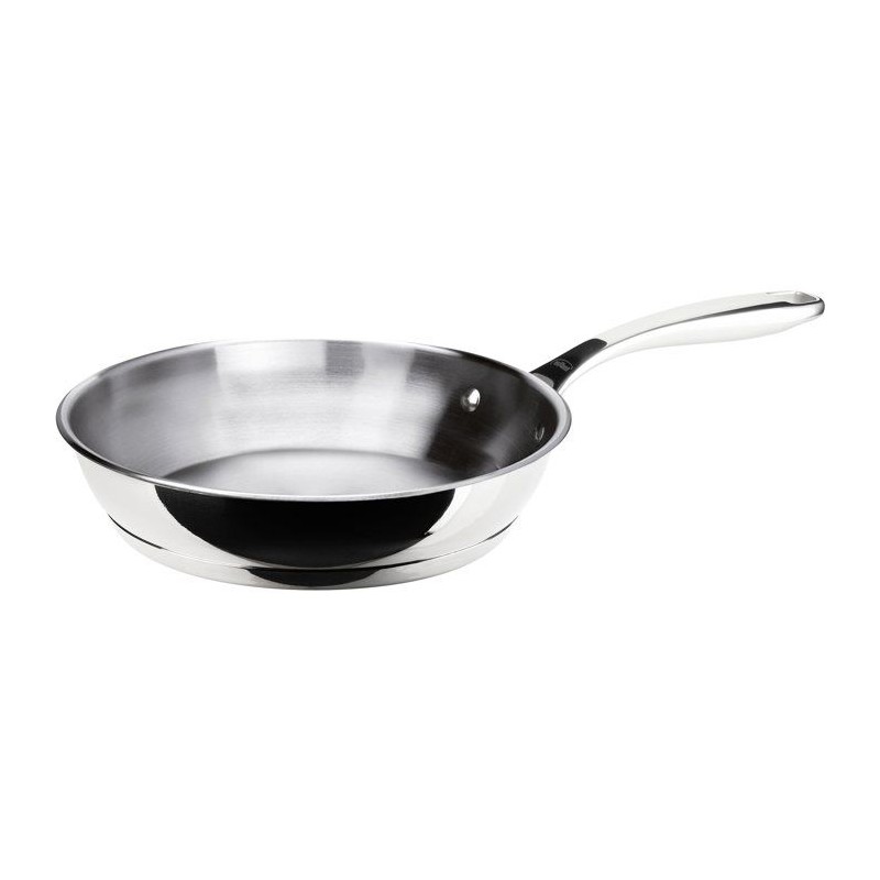 Poele - INOXIBAR - Ø 24 cm - Manche ergonomique - Tous feux dont indu