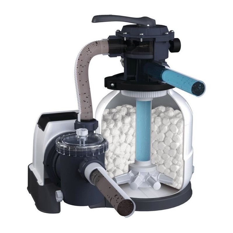 Balles Filtrantes - INTEX - Finesse de filtration 3 a 5 microns - Dur