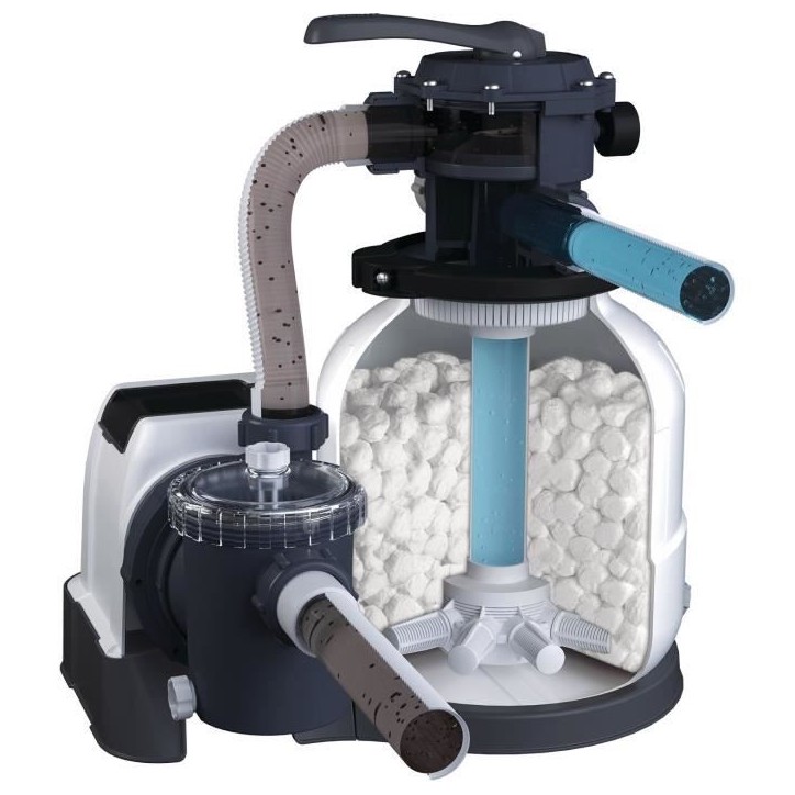 Balles Filtrantes - INTEX - Finesse de filtration 3 a 5 microns - Durée de vie 3 a 5 ans