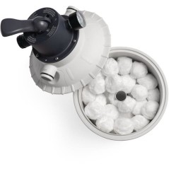 Balles Filtrantes - INTEX - Finesse de filtration 3 a 5 microns - Dur