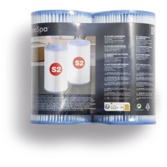 Filtre - Intex - Lot de 2 - Fibre dacron résistante - Nettoyable - Re