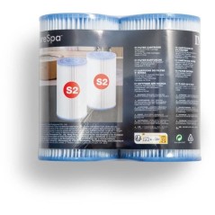Filtre - Intex - Lot de 2 - Fibre dacron résistante - Nettoyable - Re