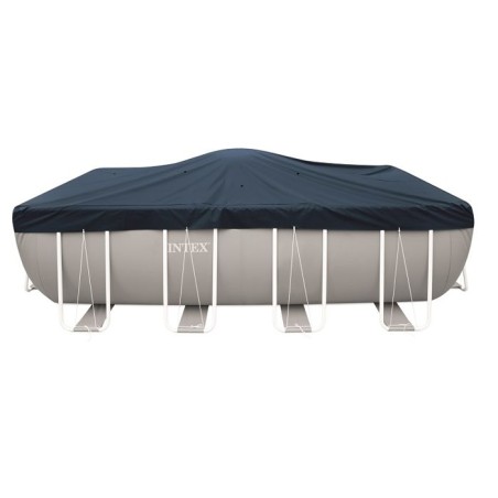 Bâche d'hivernage pour piscine tubulaire rectangulaire Intex L 7,32 x