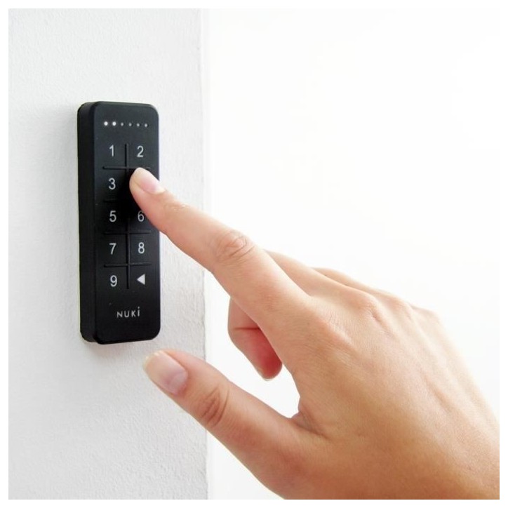 NUKI KEYPAD - Digicode Bluetooth - Serrure connectée - Noir - En applique - Neuf NUKI KEYPAD - Digicode Bluetooth - Serrure connectée - Noir - En applique - Neuf