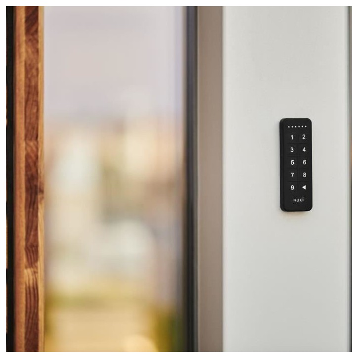 NUKI KEYPAD - Digicode Bluetooth - Serrure connectée - Noir - En applique - Neuf NUKI KEYPAD - Digicode Bluetooth - Serrure connectée - Noir - En applique - Neuf