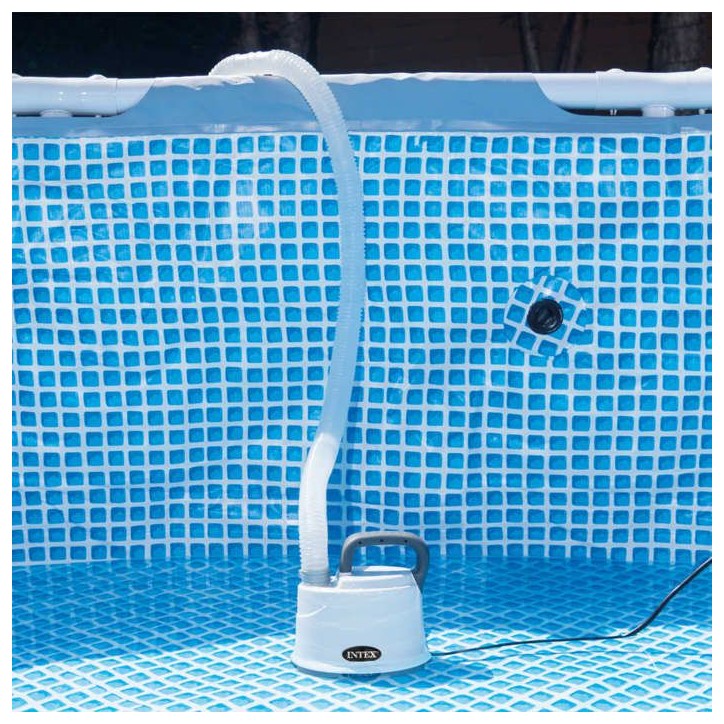 Pompe vide piscine - Intex - 28606 - Puissance moteur 99W - Débit 3595L/h