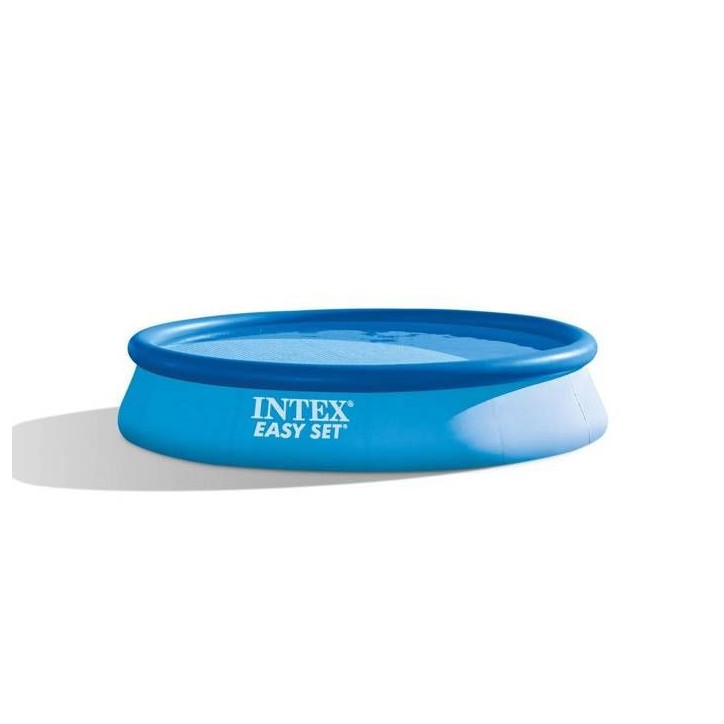 Kit Piscine hors sol autoportante INTEX - Easy Set™ - 396 x 84 cm - Ronde (Livrée avec une pompe et cartouche) - 28142NP Kit Piscine hors sol autoportante INTEX - Easy Set™ - 396 x 84 cm - Ronde (Livrée avec une pompe et cartouche) - 28142NP