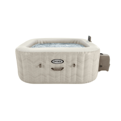 Spa gonflable INTEX - Chevron - 175 x 175 x 71 cm - 4 places - Carré
