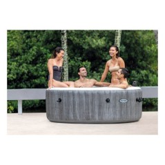 Spa gonflable INTEX - Baltik - 196 x 196 x 71 cm - 4 places - Carré -