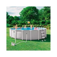 Kit Piscine hors sol tubulaire INTEX - Pris Frame - 549 x 122 cm - Ronde - 26732ND