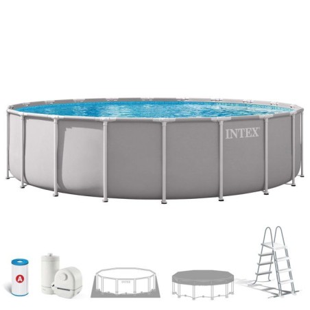 Kit Piscine hors sol tubulaire INTEX - Pris Frame - 610 x 132 cm - Ron