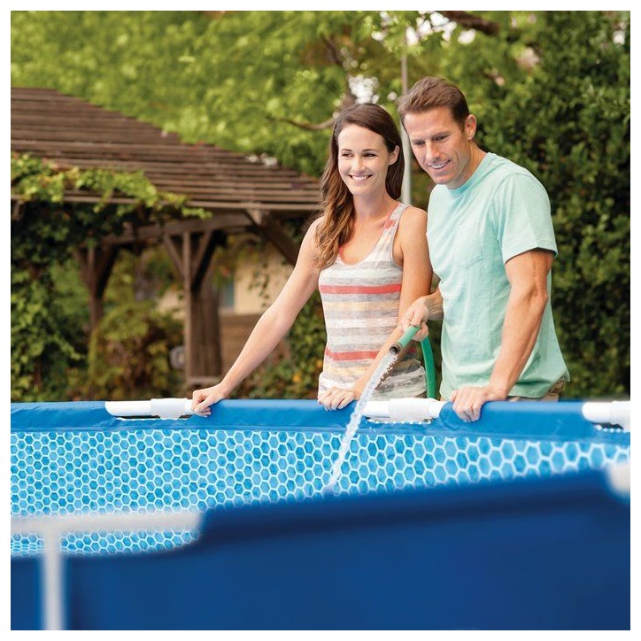Kit Piscine hors sol tubulaire INTEX - Metal Frame - 305 x 76 cm - Ronde (avec épurateur a cartouches) - 28202ND Kit Piscine hors sol tubulaire INTEX - Metal Frame - 305 x 76 cm - Ronde (avec épurateur a cartouches) - 28202ND