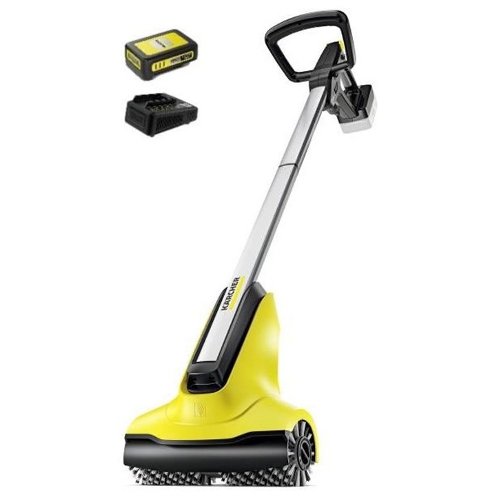 Nettoyeur de terrasse sans fil Karcher PCL 3-18 avec batterie 18V/2,5Ah, brosse rotative