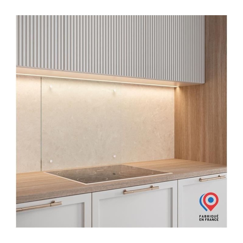 Crédence - Fond de hotte - AURYS - Verre - Transparent - 900*450 - 6 Crédence - Fond de hotte - AURYS - Verre - Transparent - 900*450 - 6