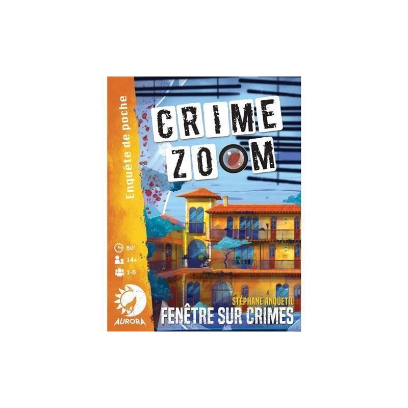 Aurora Jeu de stratégie Crime Zoom Fenetre sur crime - 9782491629045