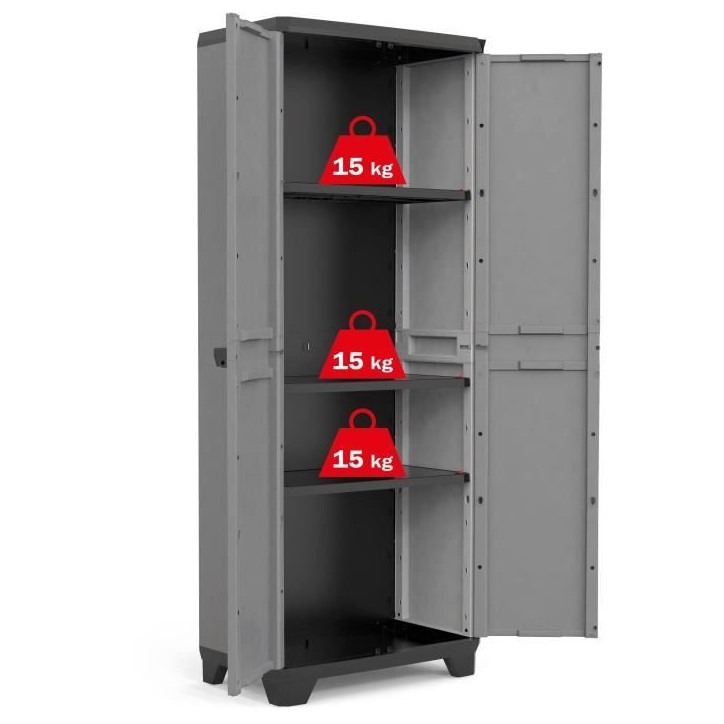 Kis Stilo Haute armoire de jardin 65 x 39 cm x H173 Kis Stilo Haute armoire de jardin 65 x 39 cm x H173