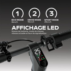 Trottinette électrique - EZWAY - EX100 - 450 W - Roues 10 - Autonomie