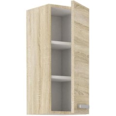 Meuble haut 1 porte battante - Décor chene sonoma - L 30 x P 31,6 x H