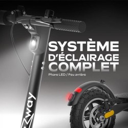 Trottinette électrique - EZWAY - EX100 - 450 W - Roues 10 - Autonomie