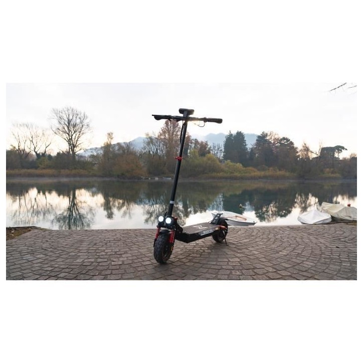 Trottinette électrique tout terrain pliable EBOOST GO - EZWAY - 10 - 48V - 800W - Auto 50KM Feu stop + clignotants