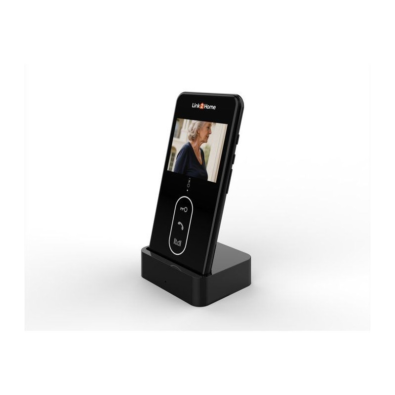 Portier vidéo sans fil nomade - LINK2HOME - Écran LCD 3'' - Transmis