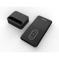 Portier vidéo sans fil nomade - LINK2HOME - Écran LCD 3'' - Transmission 150 m - Batteries rechargeables
