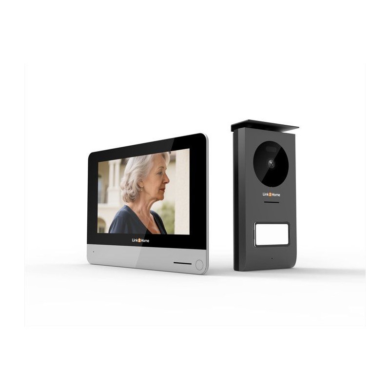 Portier vidéo WiFi avec écran - LINK2HOME - Écran tactile 7'' - Not