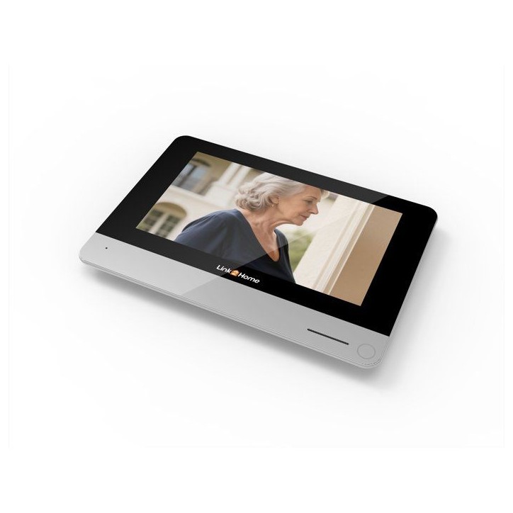Portier vidéo WiFi avec écran - LINK2HOME - Écran tactile 7'' - Notification smartphone - Caméra 1080p grand angle 120° Portier vidéo WiFi avec écran - LINK2HOME - Écran tactile 7'' - Notification smartphone - Caméra 1080p grand angle 120°